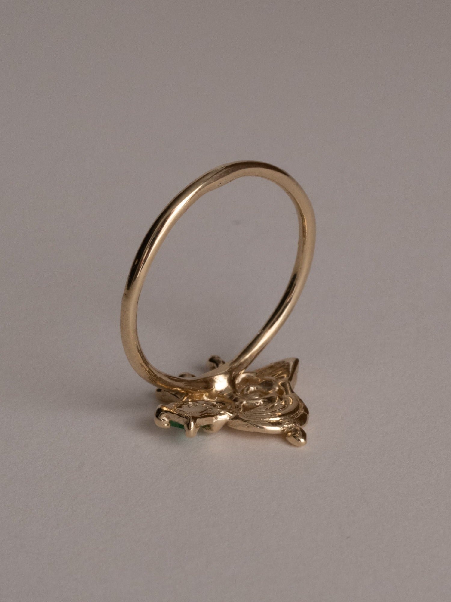 The Emerald Elephant Ring (OOAK)