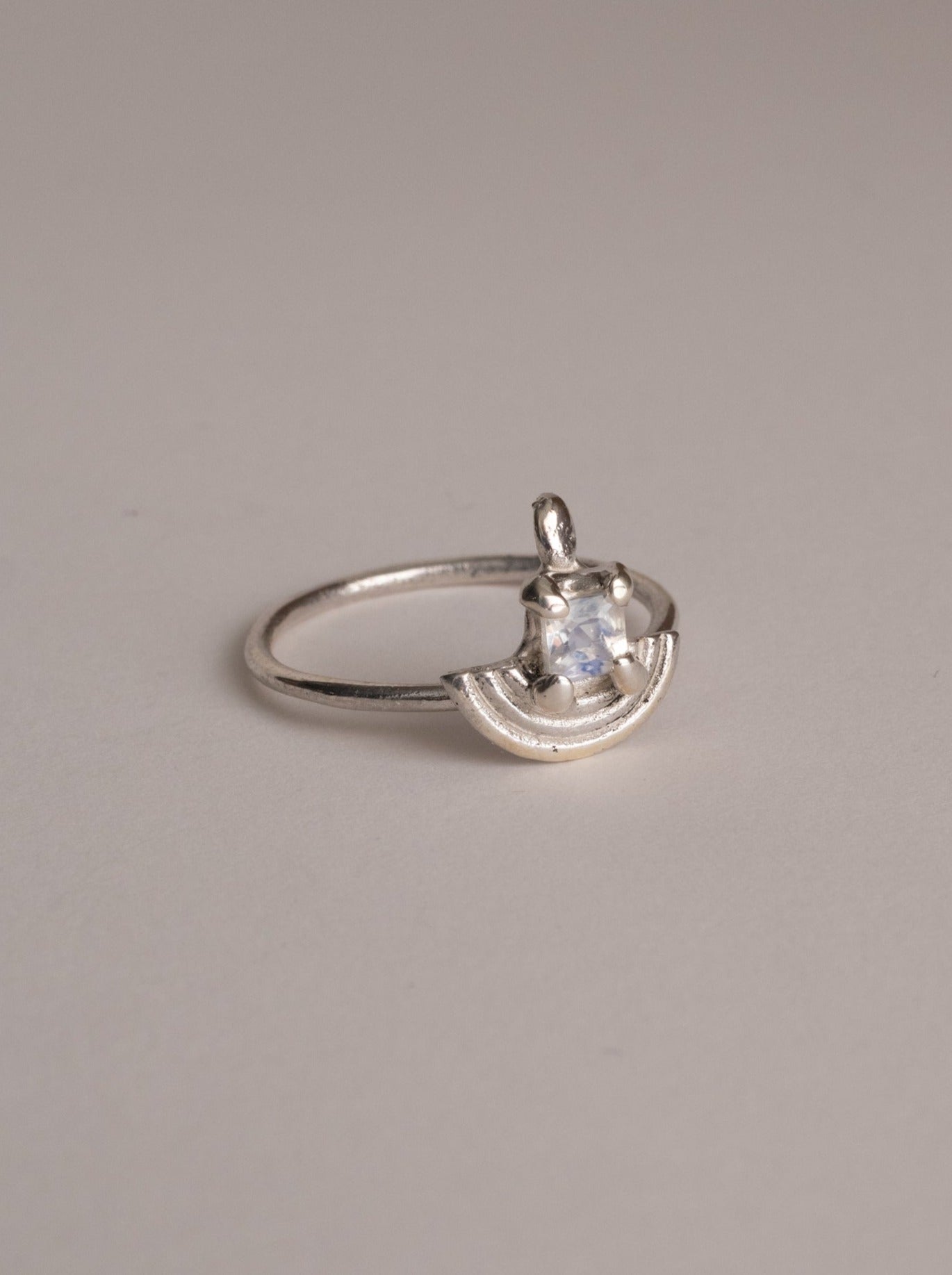 The Good Intentions Ring in Moonbeam (OOAK)