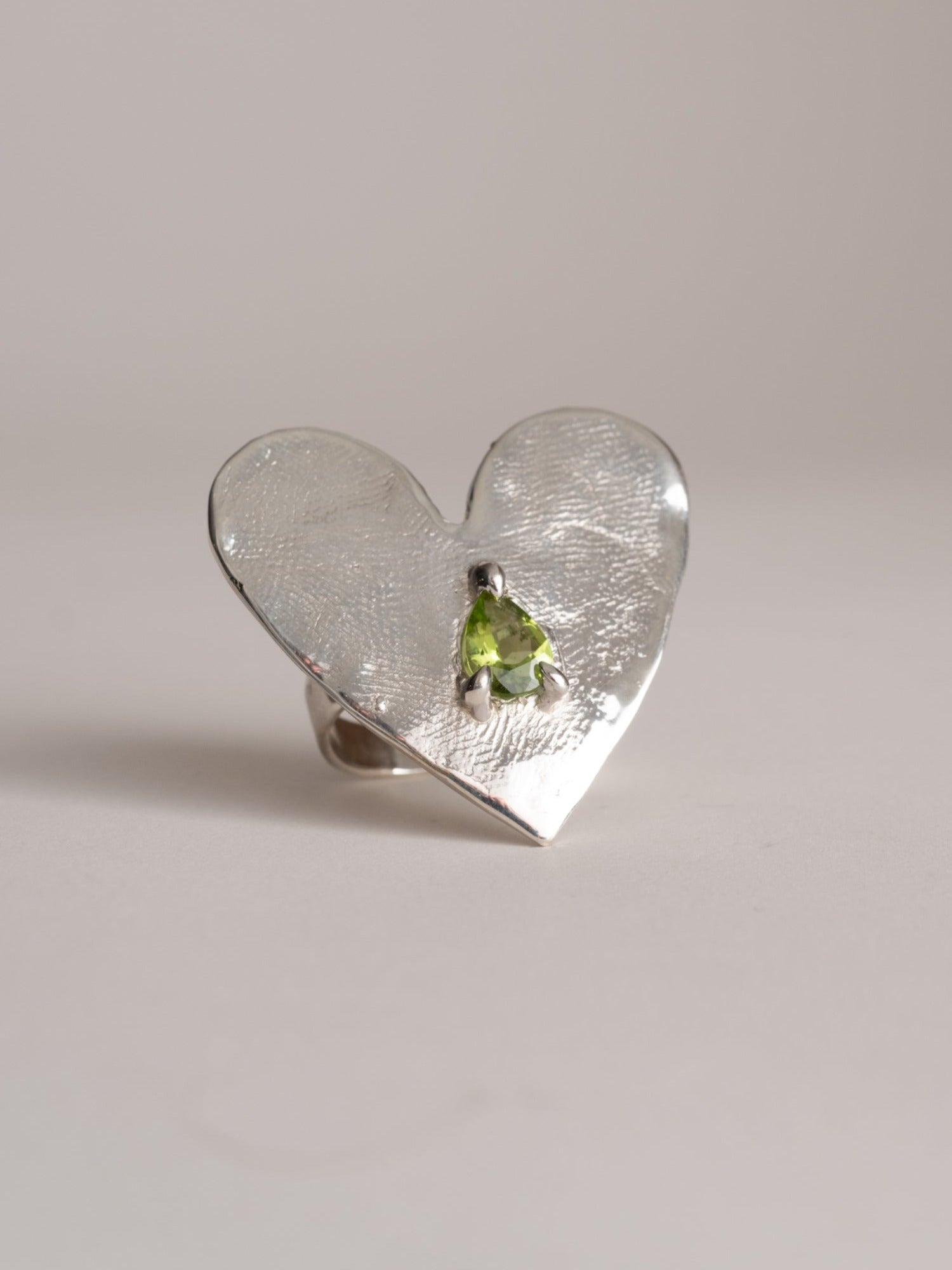 The Cookie Cutter Heart Ring (OOAK)