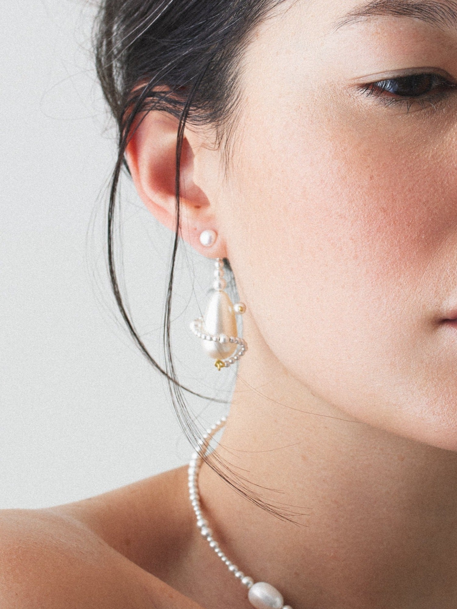 The Pearl Orb Earrings