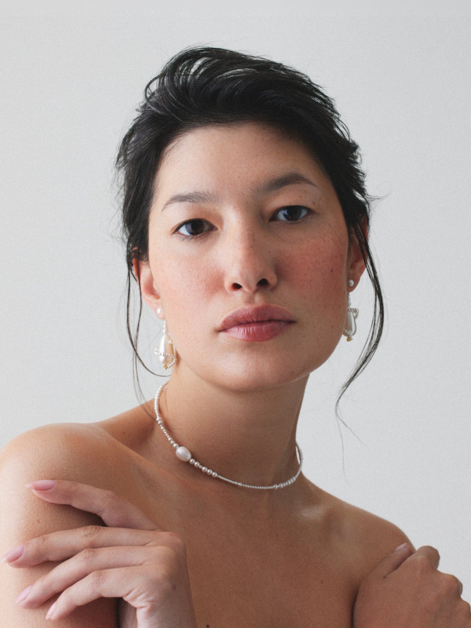 The Pearl Orb Earrings