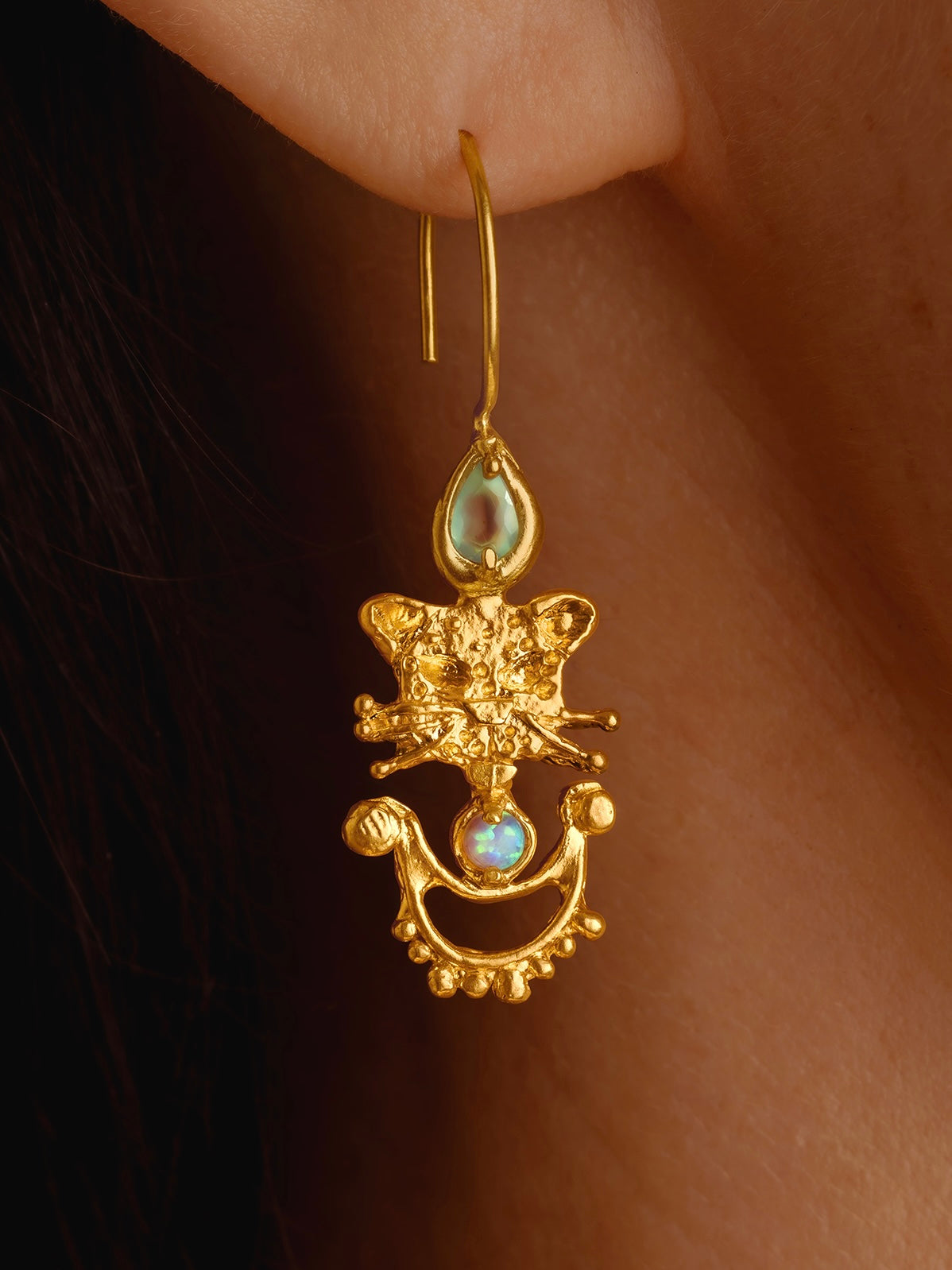The Leopard's Whiskers Earrings