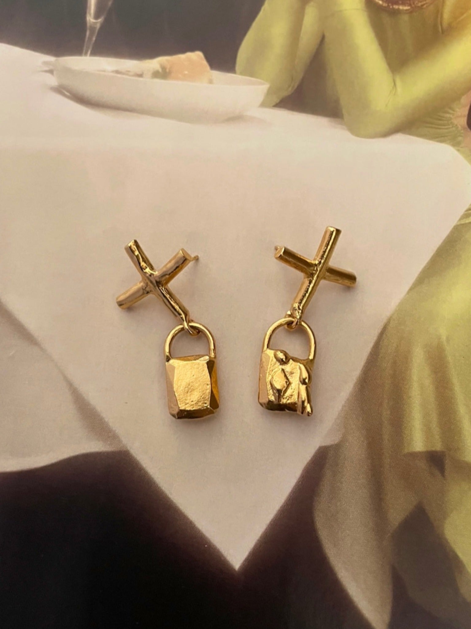 The Mini Unlocket Earrings