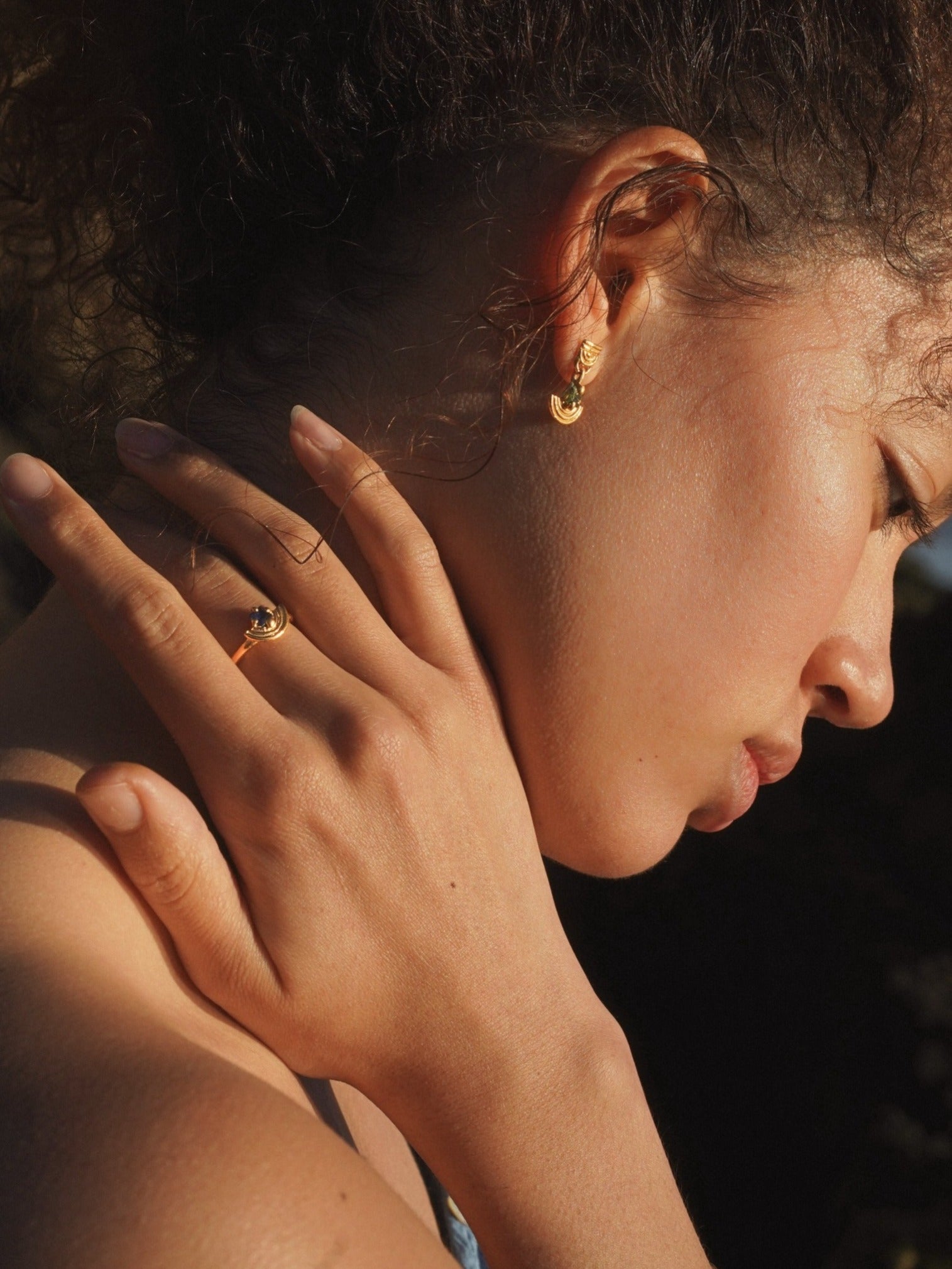 The Cleo Fan Earrings