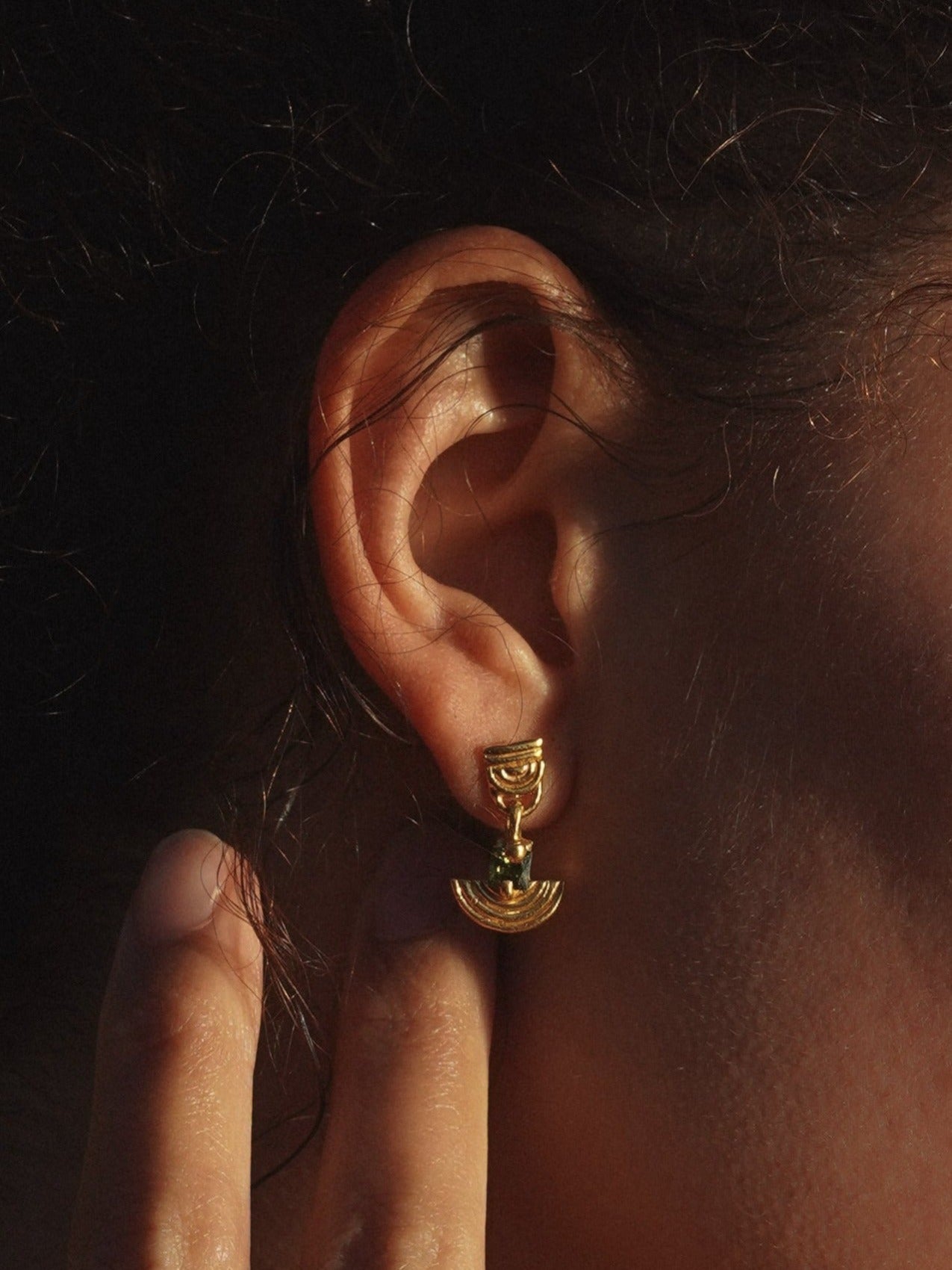 The Cleo Fan Earrings