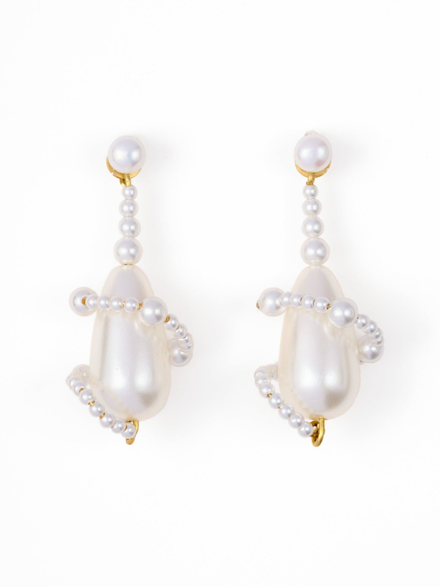 The Pearl Orb Earrings