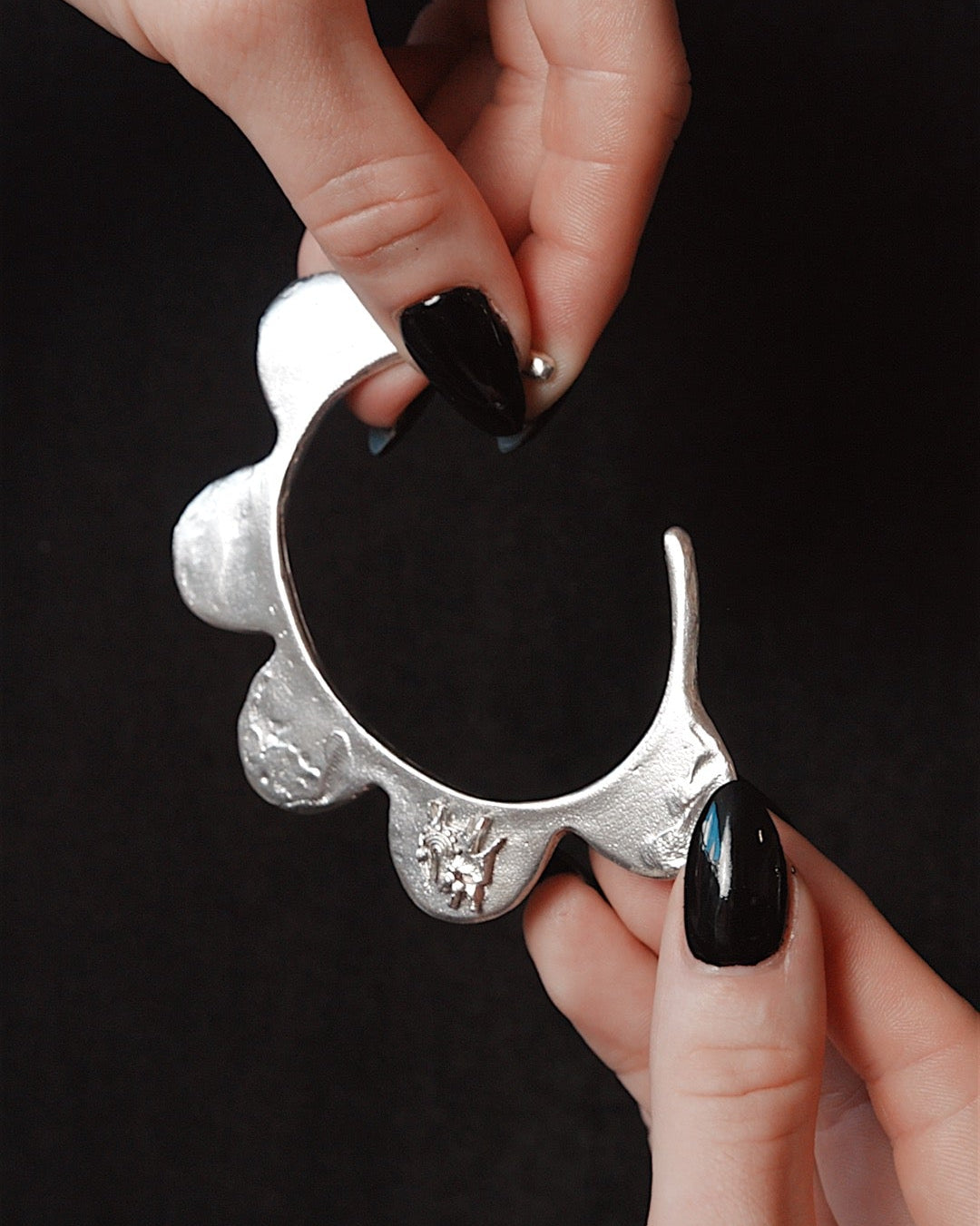 The Clown Cuff - Silver