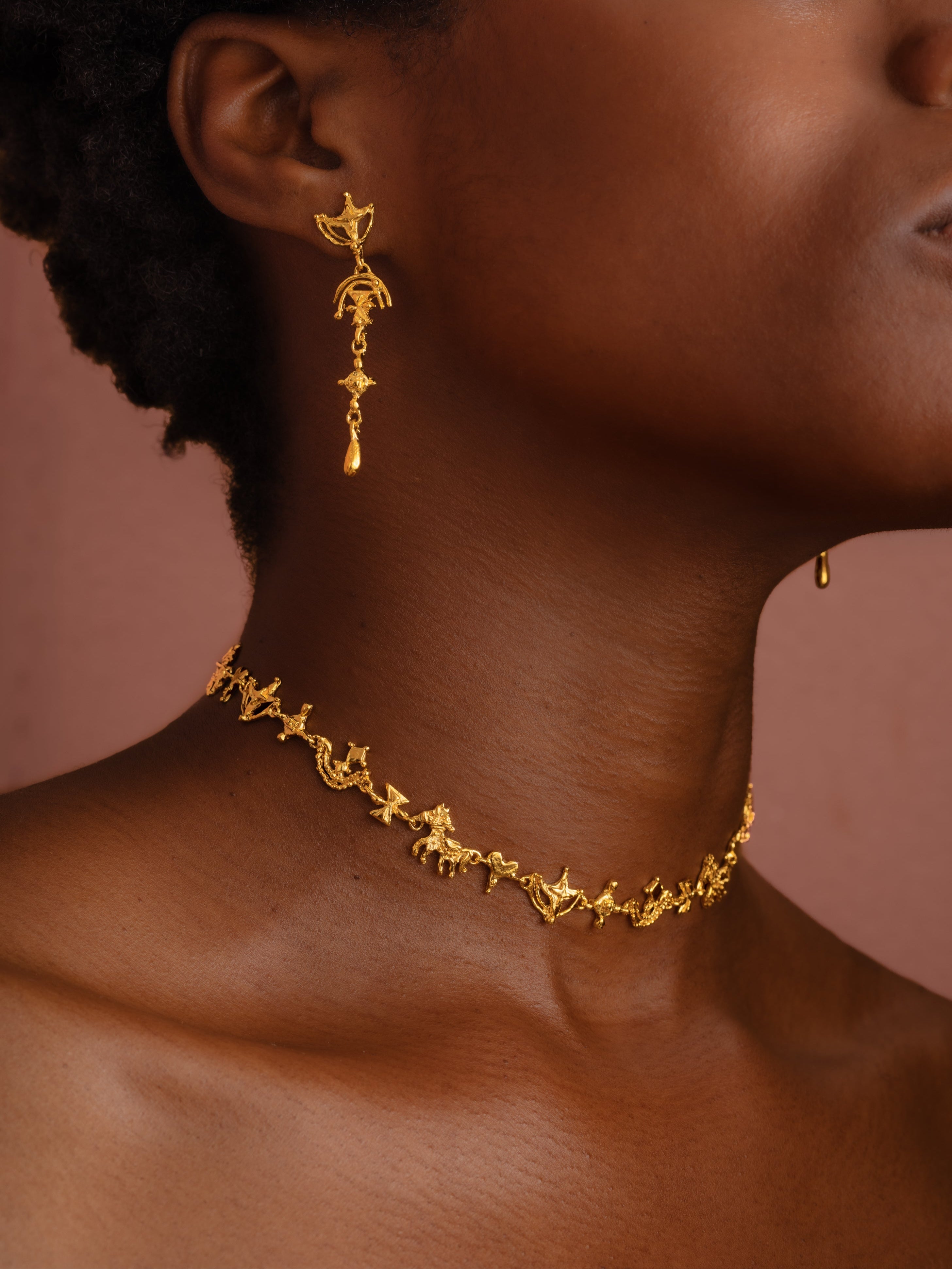 The Love In Triangles Earrings