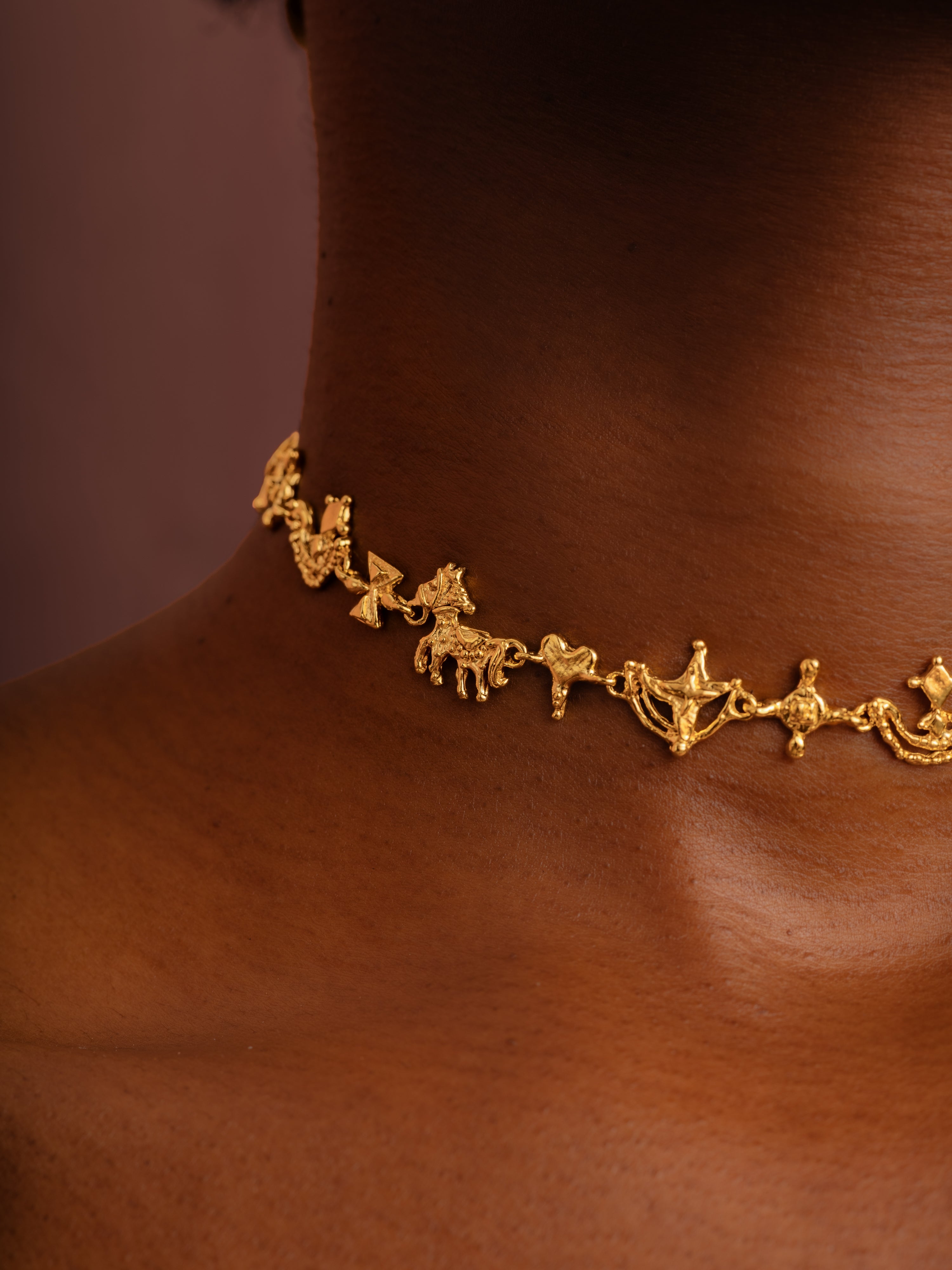 The Love In Triangles Choker
